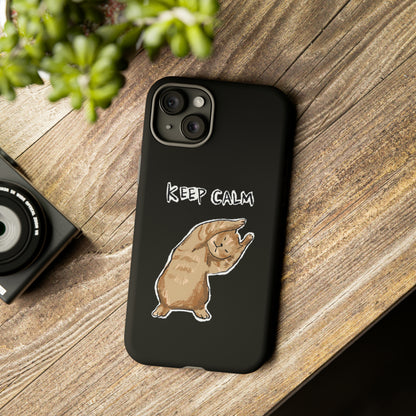 Funny Cat Meme Keep Calm Tough Phone Case