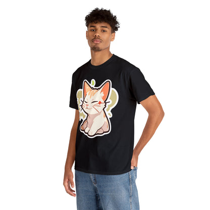 Chill Relaxing Cat Unisex Cotton Tee