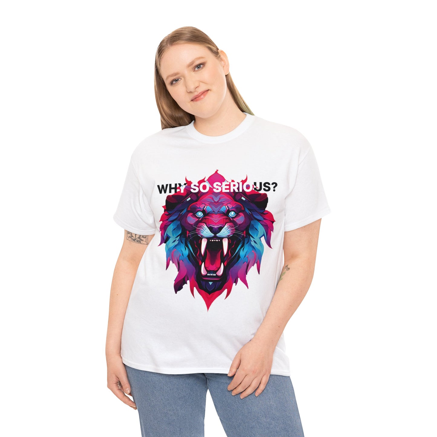 Why so serious? Pink Unisex Cotton Tee