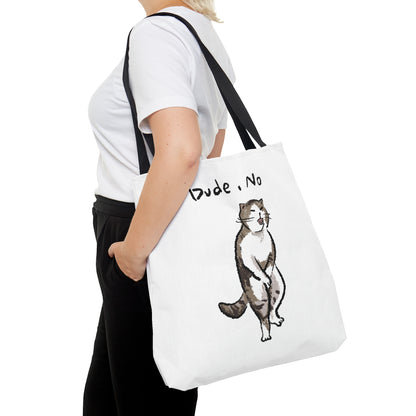 Funny Cat Meme Dude No Tote Bag (AOP)