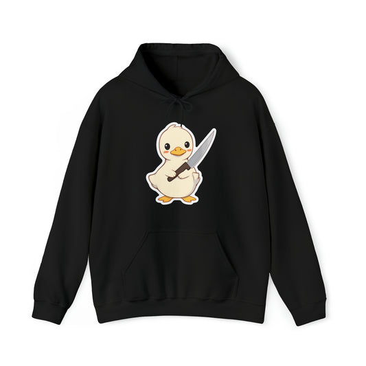 Second Duck With a Knife Unisex Hooded Sweatshirt