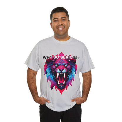 Why so serious? Pink Unisex Cotton Tee