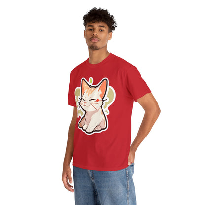 Chill Relaxing Cat Unisex Cotton Tee