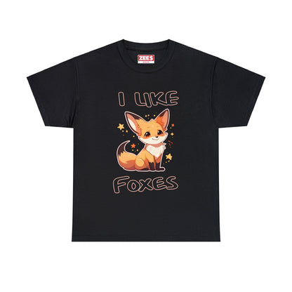 I Like Foxes Unisex Cotton Shirt