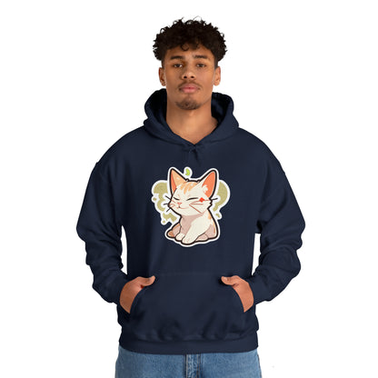 Chill Relaxing Cat Unisex Hooded Sweatshirt