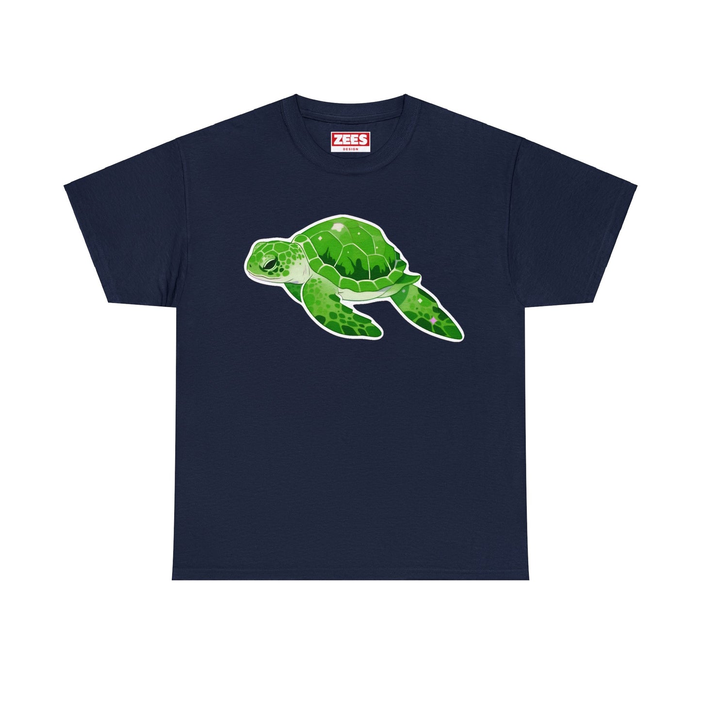 Very Green SeaTurtle Unisex Cotton Tee