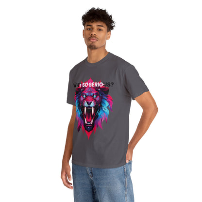 Why so serious? Pink Unisex Cotton Tee