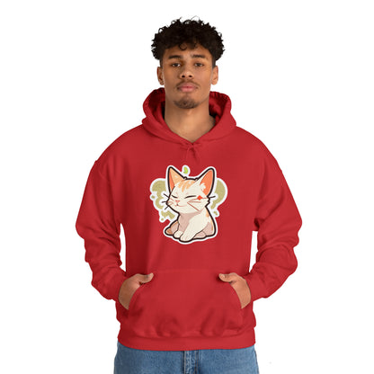 Chill Relaxing Cat Unisex Hooded Sweatshirt