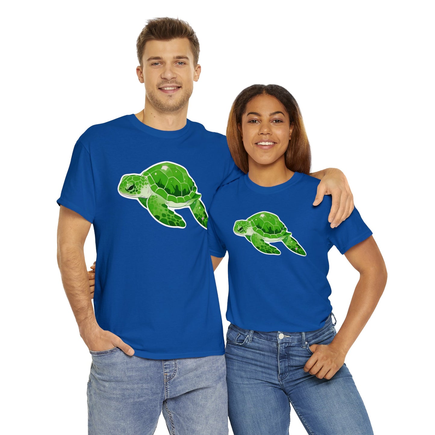 Very Green SeaTurtle Unisex Cotton Tee