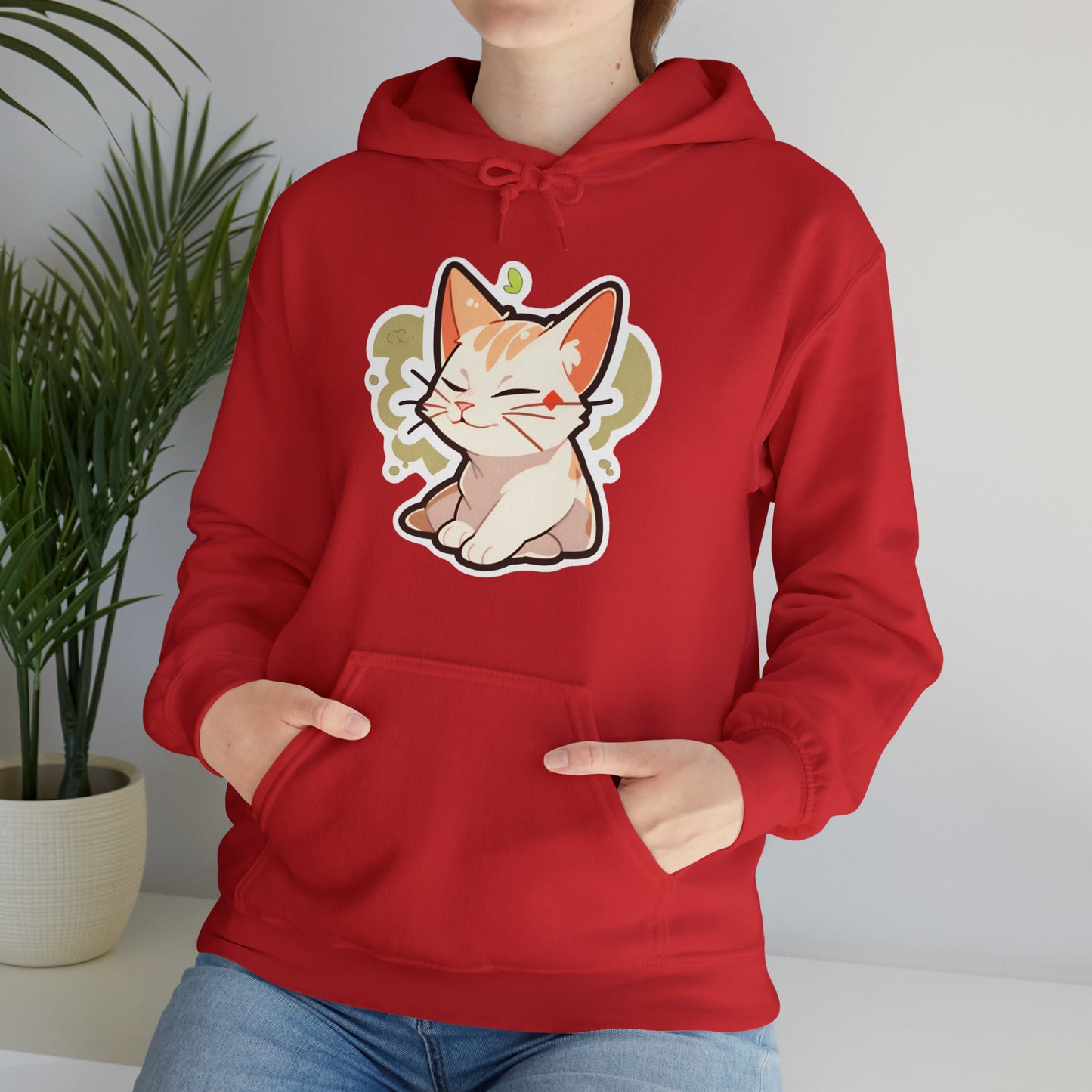 Chill Relaxing Cat Unisex Hooded Sweatshirt