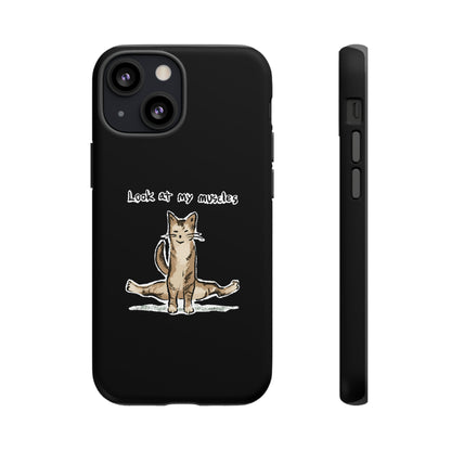 Funny Cat Meme Look at my muscles Tough Phone Case