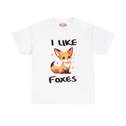 I Like Foxes Unisex Cotton Shirt