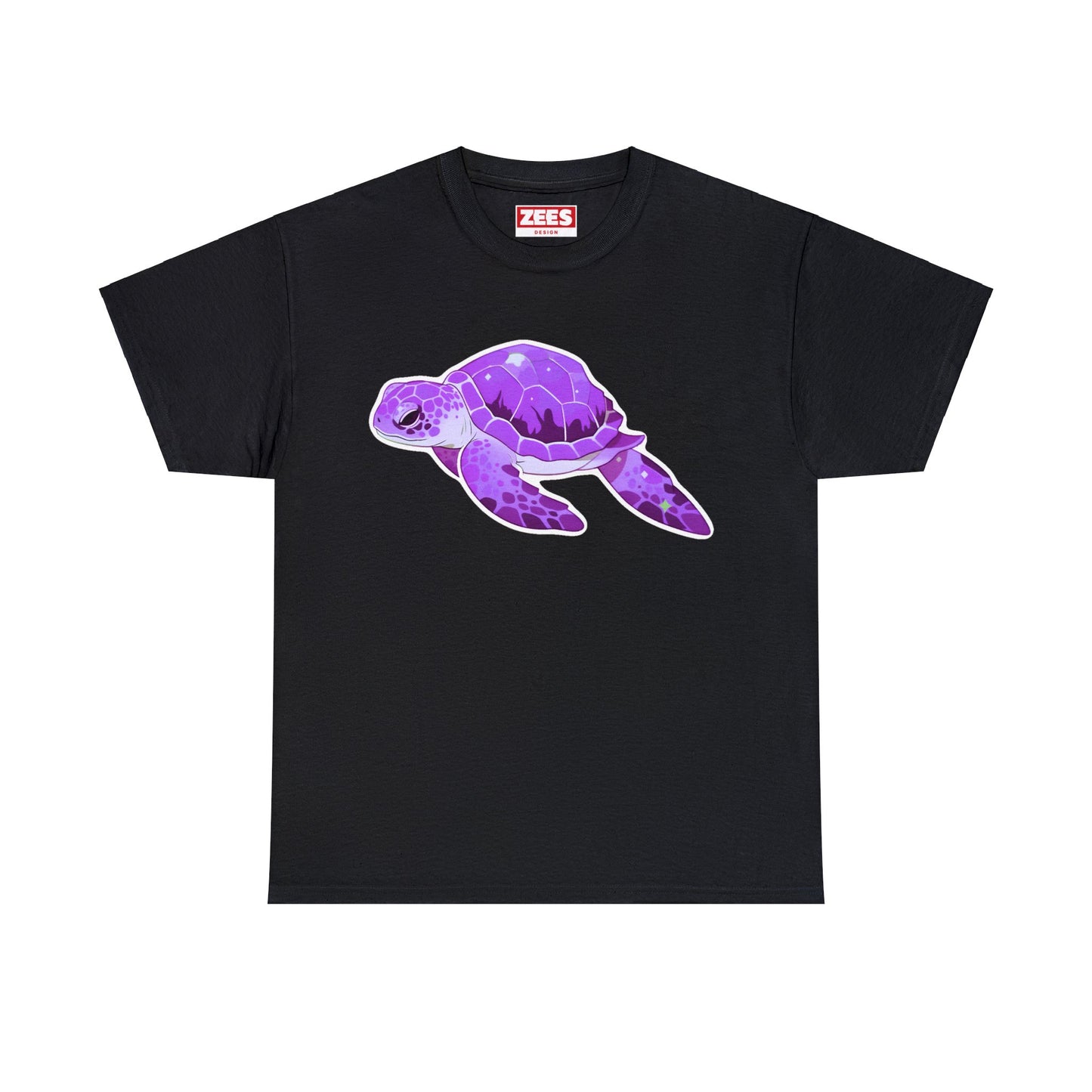 Very Violet Purple SeaTurtle Unisex Cotton Tee