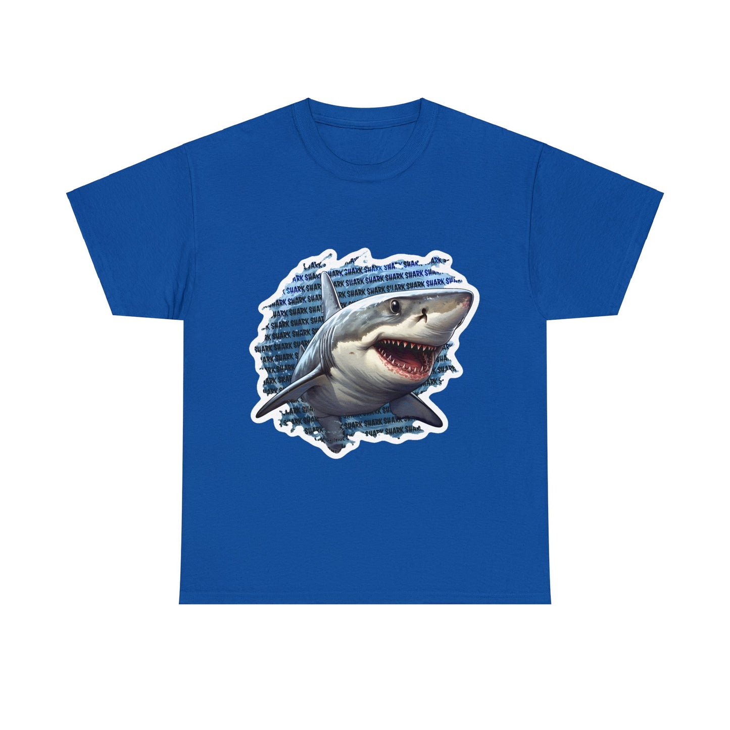 Shark Shark Shark Unisex Heavy Cotton Tee