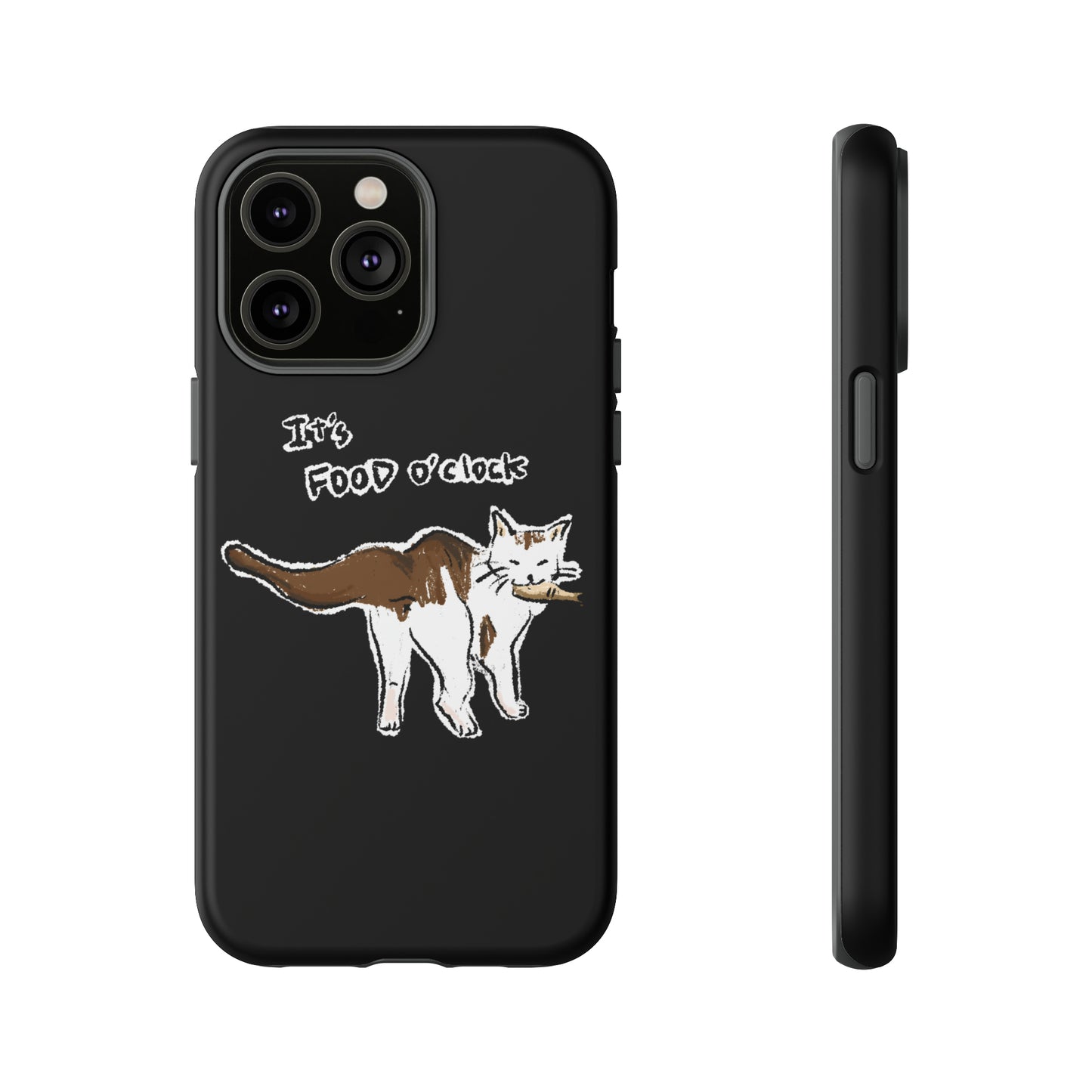 Funny Cat Meme It's food o' clock Tough Phone Case