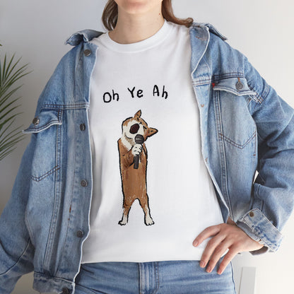 Funny Cat Meme Oh ye ah Unisex Cotton Tee