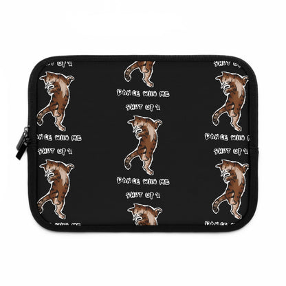 Funny Cat Meme Shut up and dance with me Laptop Sleeve