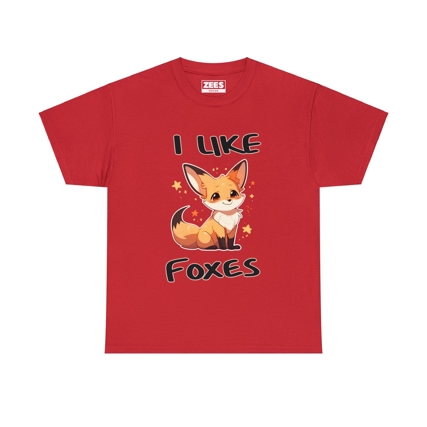 I Like Foxes Unisex Cotton Shirt