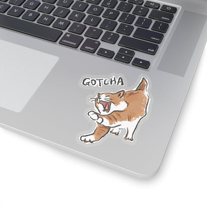 Funny Cat Meme Gotcha Sticker