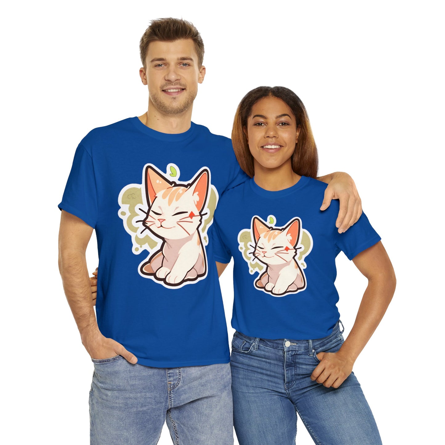 Chill Relaxing Cat Unisex Cotton Tee