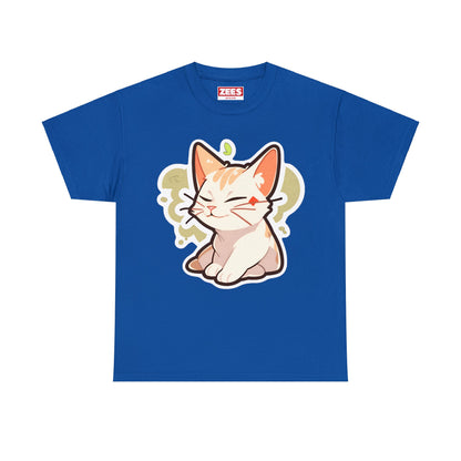 Chill Relaxing Cat Unisex Cotton Tee