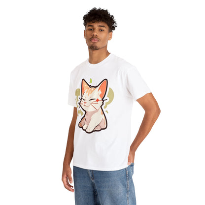 Chill Relaxing Cat Unisex Cotton Tee