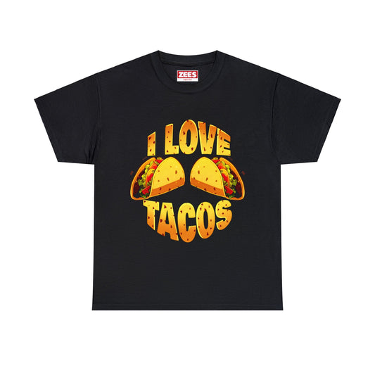 I Love Tacos Taco Tuesday Unisex Cotton Shirt