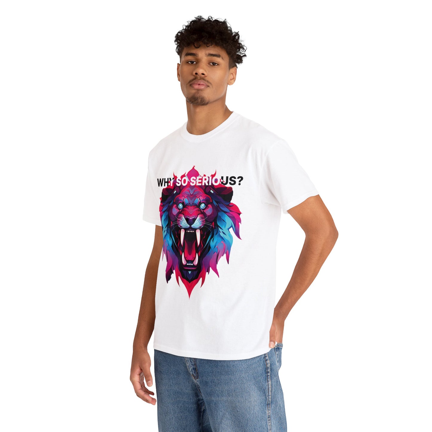 Why so serious? Pink Unisex Cotton Tee