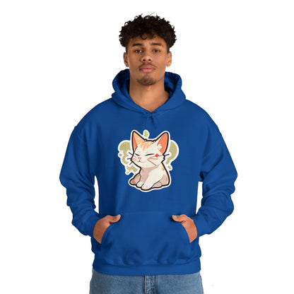 Chill Relaxing Cat Unisex Hooded Sweatshirt