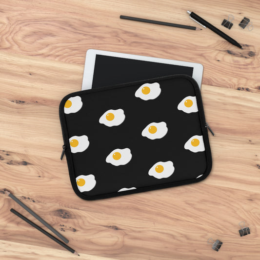 Fried Egg Pattern Laptop Sleeve