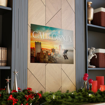 California Matte Horizontal Poster