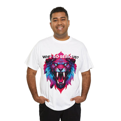 Why so serious? Pink Unisex Cotton Tee