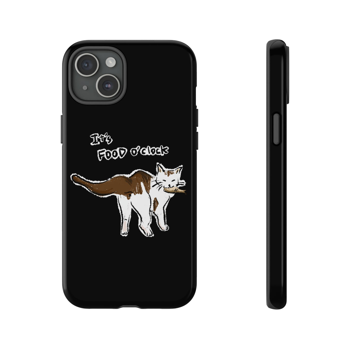 Funny Cat Meme It's food o' clock Tough Phone Case