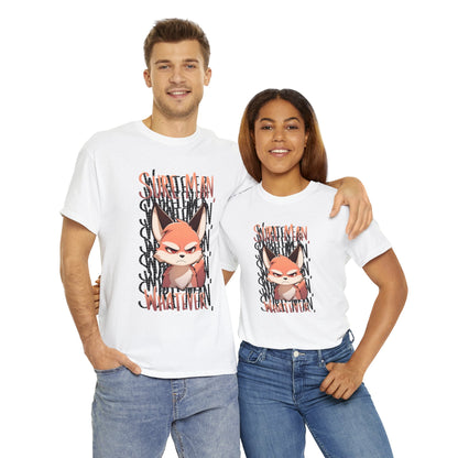 Sure Man, Whatever Annoyed Cute Fox Unisex Cotton Shirt