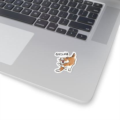 Funny Cat Meme Gotcha Sticker