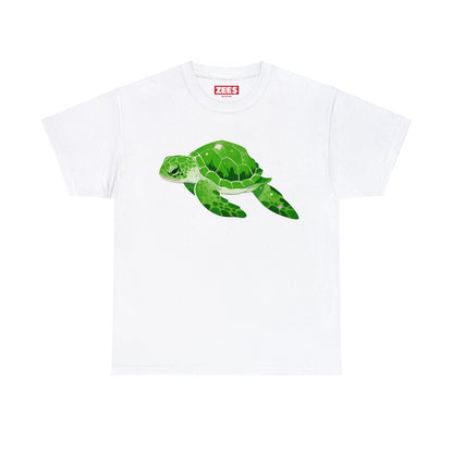 Very Green SeaTurtle Unisex Cotton Tee