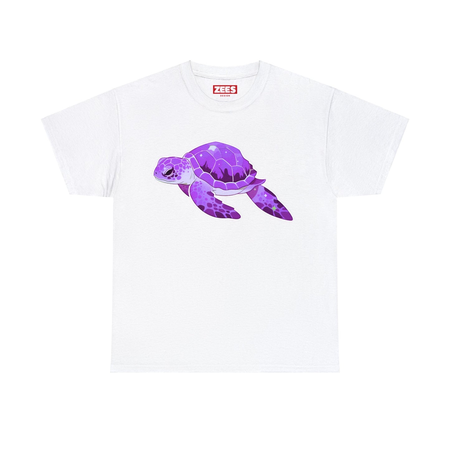 Very Violet Purple SeaTurtle Unisex Cotton Tee