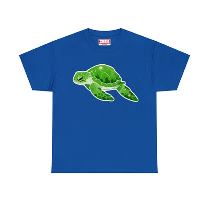 Very Green SeaTurtle Unisex Cotton Tee