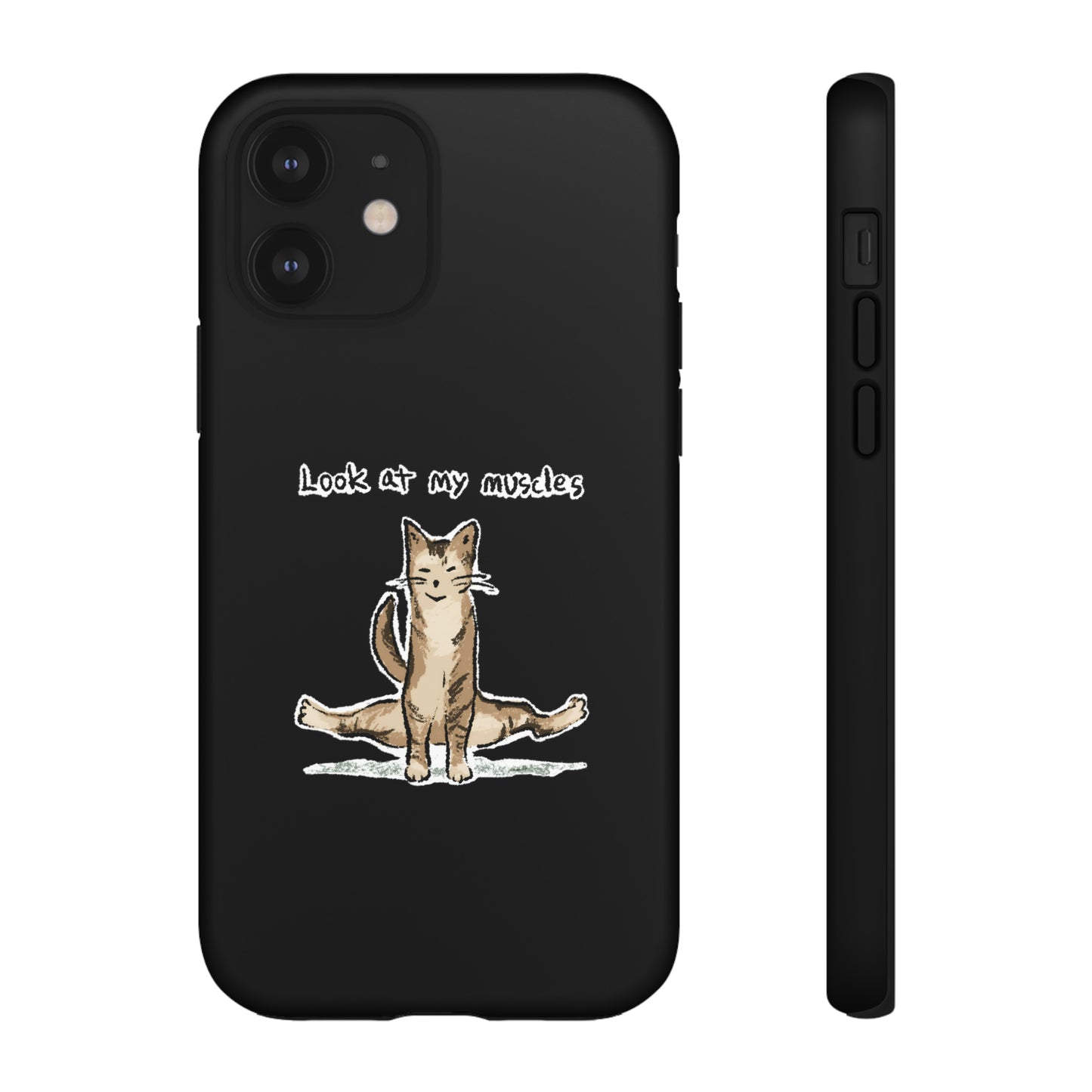 Funny Cat Meme Look at my muscles Tough Phone Case