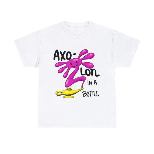 Axolotl in a Bottle Unisex Cotton Tee