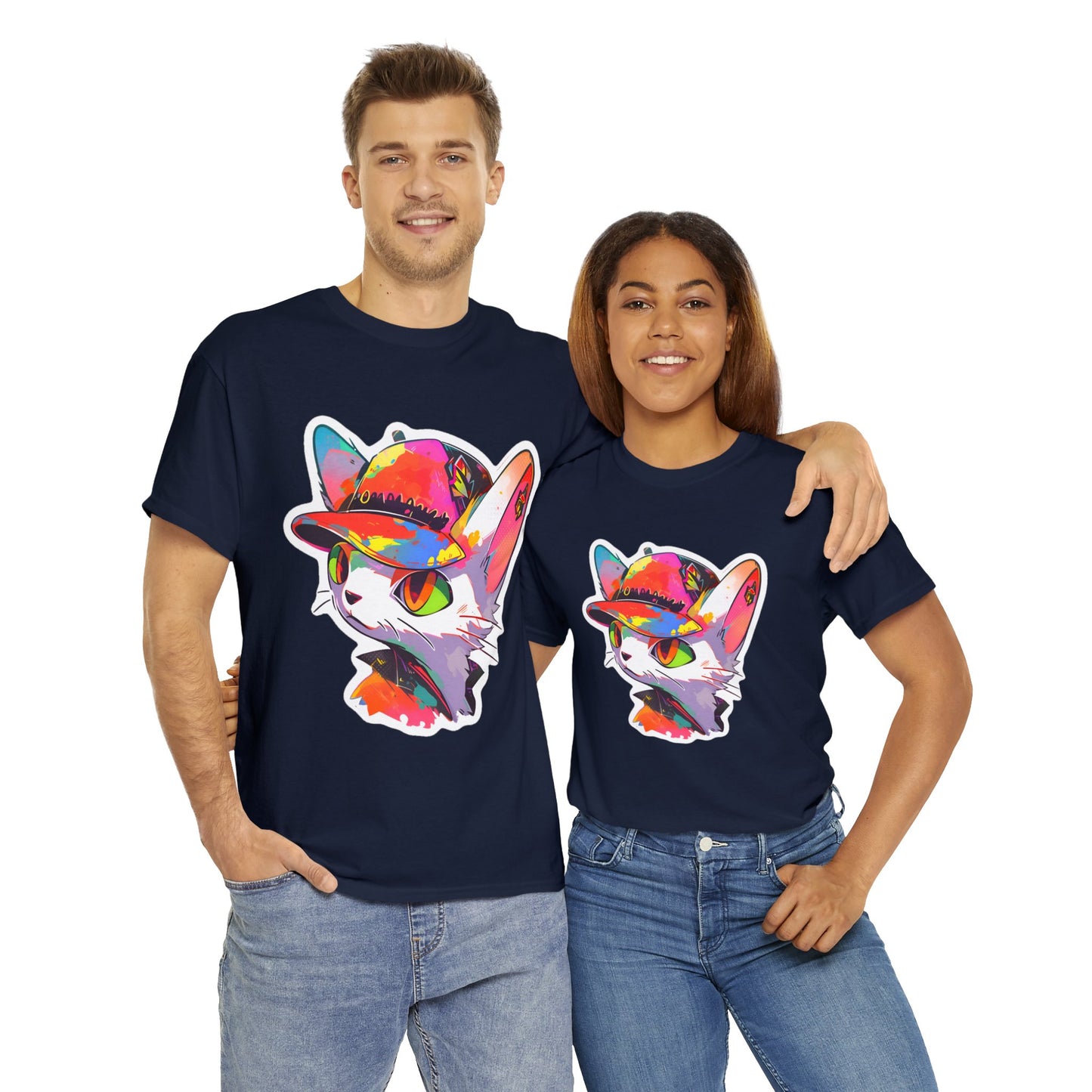 Derpy Ball Cap Kitty Cat Unisex Cotton Tee