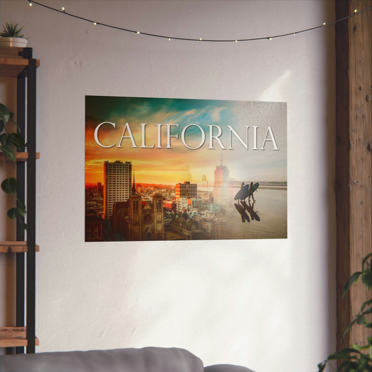 California Matte Horizontal Poster