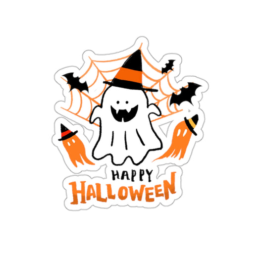 Happy Halloween Cute Ghost Sticker