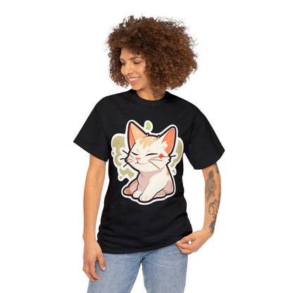 Chill Relaxing Cat Unisex Cotton Tee